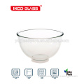 microwave/oven safe pyrex high borosilicate glass salad bowl